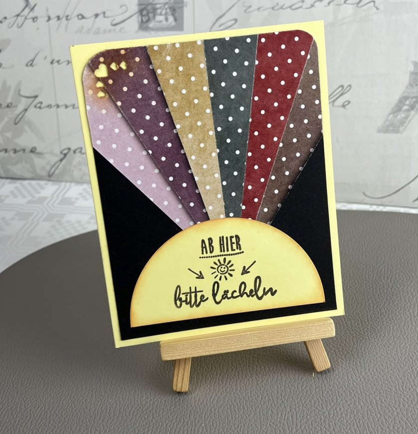 Ab hier - bitte lächeln!